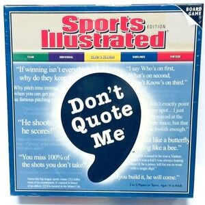 Sports Illustrated board game NEW sealed in box Dont Quote Me